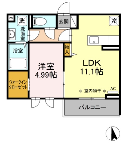 アルタフォーレB棟の間取り