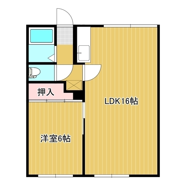 幸陽ハイツの間取り