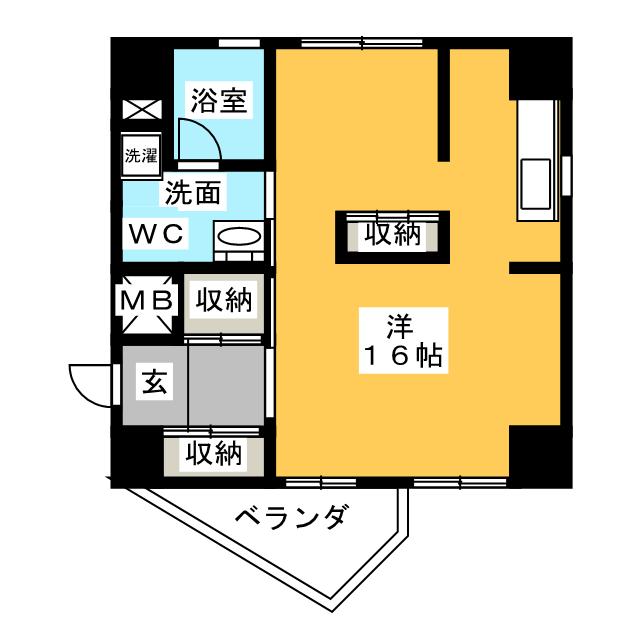 サンフレア日出町の間取り