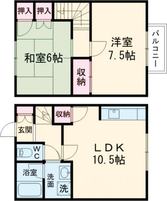 グリーンハイツ C棟の間取り