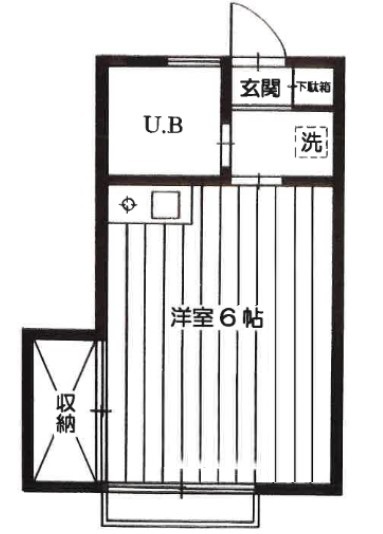 東京都中野区鷺宮３（アパート）の賃貸物件の間取り