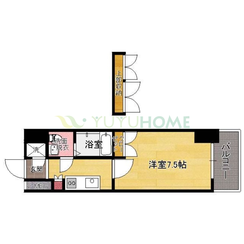 福岡県福岡市東区東浜１（マンション）の賃貸物件の間取り