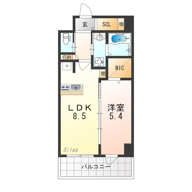 エールグラン豊中本町の間取り