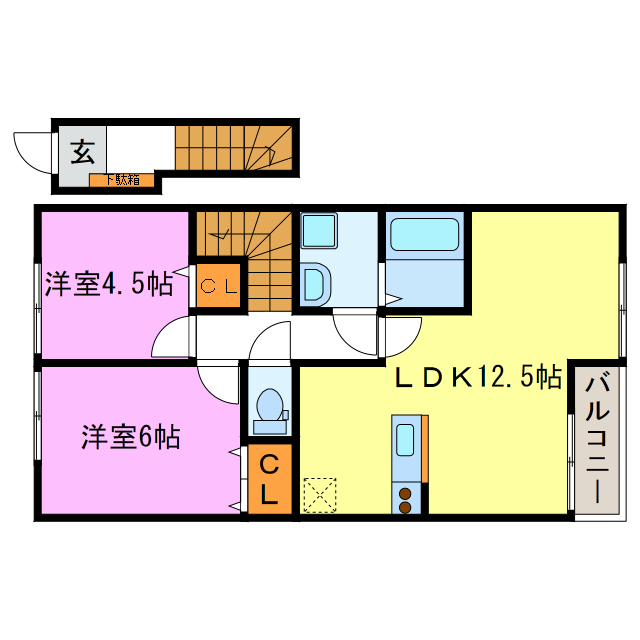 ブセナテラス２番館の間取り