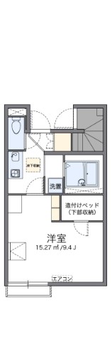 埼玉県鴻巣市吹上富士見４（アパート）の賃貸物件の間取り
