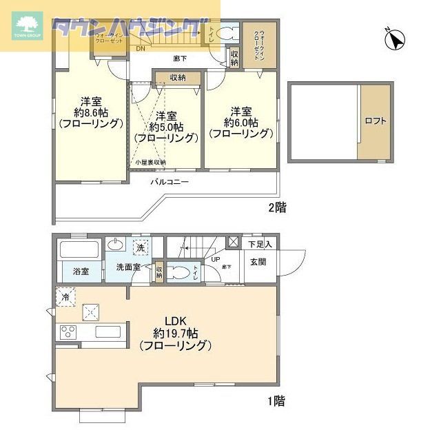 【船橋市松が丘のその他の間取り】