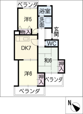 サンファミリア長久手Iの間取り