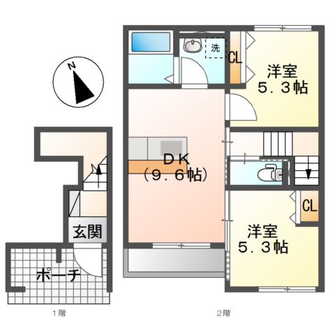 フォンテーヌの間取り