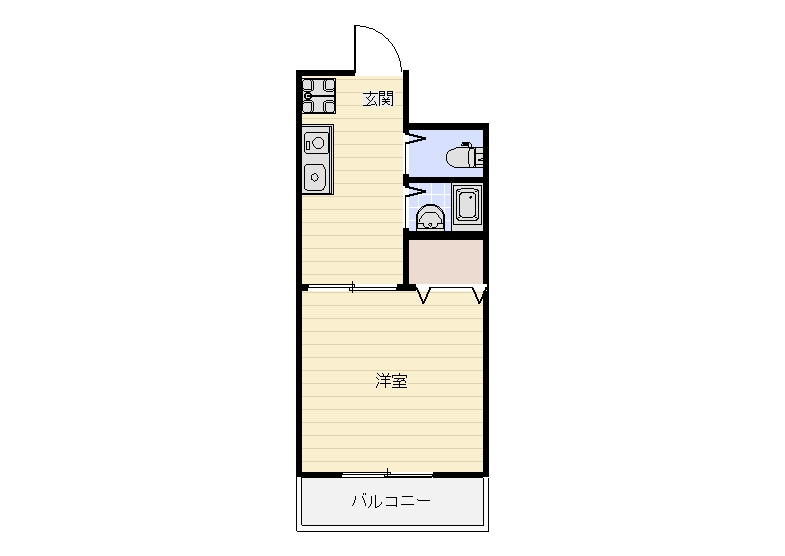 イーリス白潟の間取り