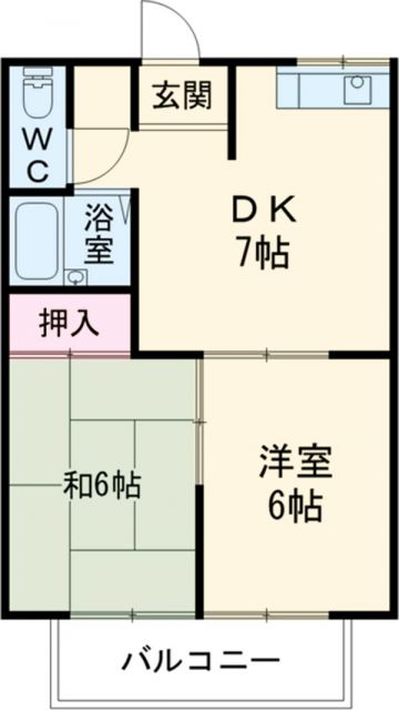 エステートピア島村１の間取り