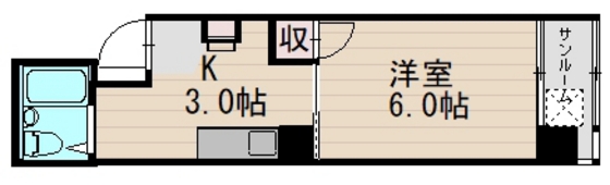 イアーザ舟入中町の間取り