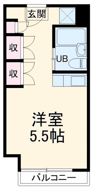 【横須賀市衣笠町のマンションの間取り】