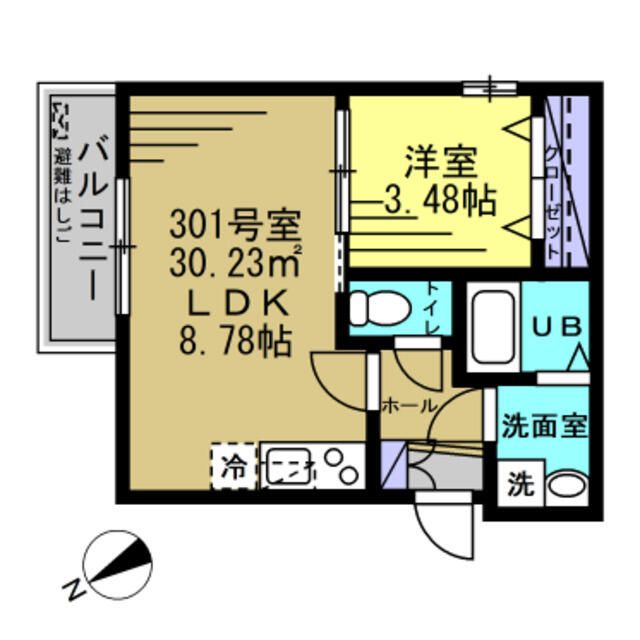 メラースの間取り