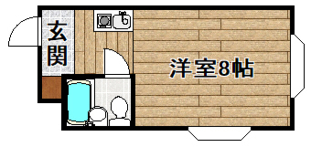 高槻市大畑町のマンションの間取り