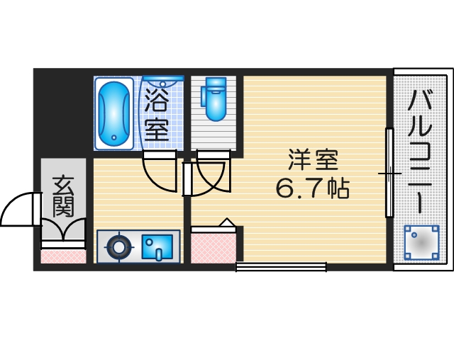 フルーレ高槻の間取り