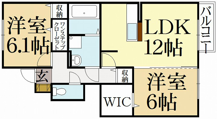 アムールの間取り