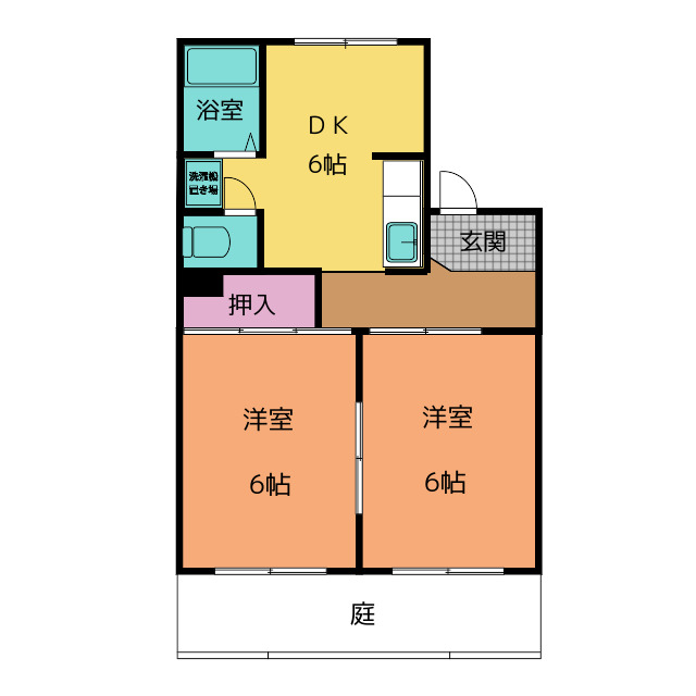 ラフォーレ西川の間取り