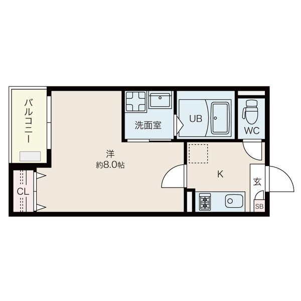 名古屋市南区寺崎町のアパートの間取り