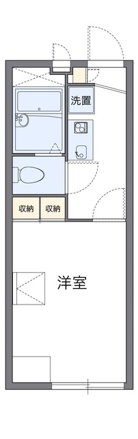 レオパレス佐井通の間取り