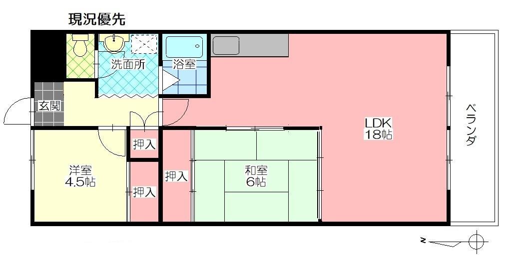 サンリラ駅前の間取り