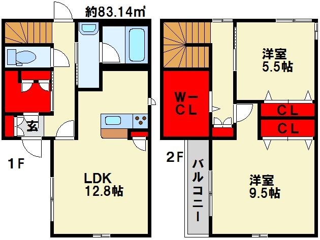 アルアミスタ　C棟の間取り