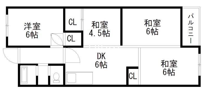 サンハイツの間取り