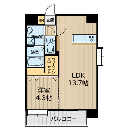 八王寺ツインタワーＷＥＳＴの間取り