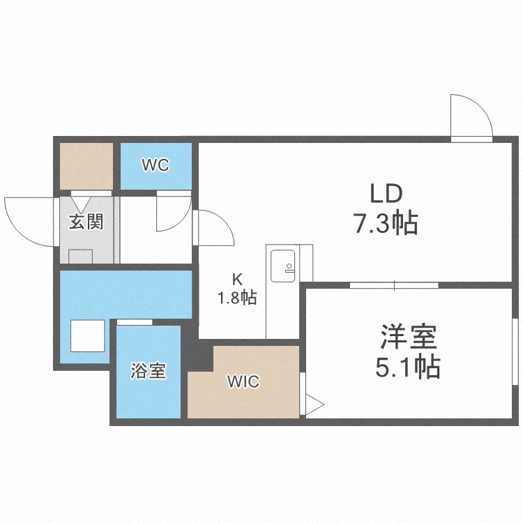 アレナ宮の沢の間取り