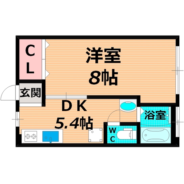 大阪市旭区今市のマンションの間取り