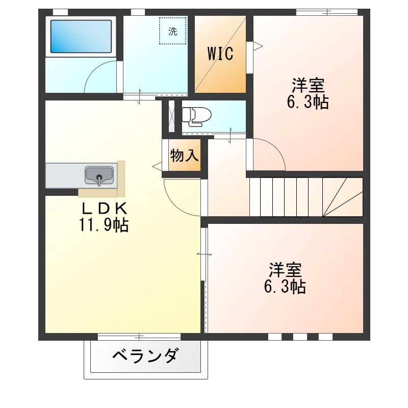 ユアメゾン小山Hの間取り