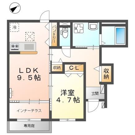 仮）野洲市西河原賃貸アパート2の間取り