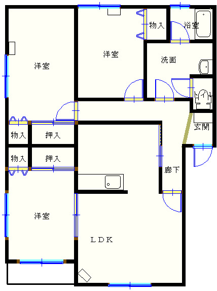 コーポルピナスの間取り