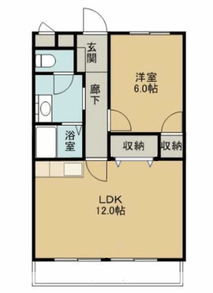 守谷市けやき台のマンションの間取り