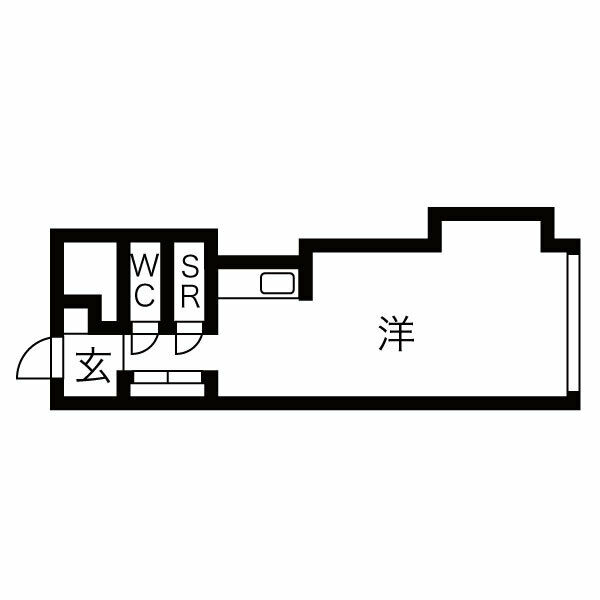 札幌市豊平区平岸二条のマンションの間取り