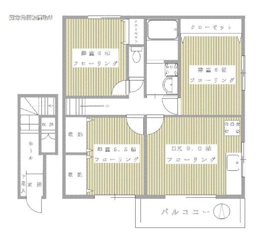 ブルームハウスＣ棟の間取り