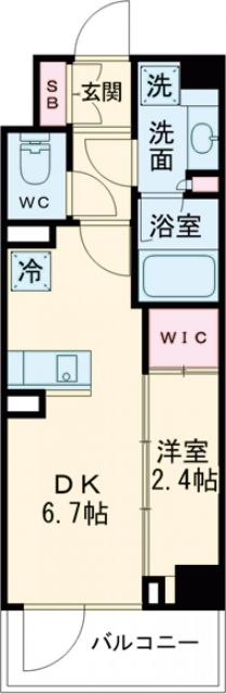 杉並区上高井戸のマンションの間取り