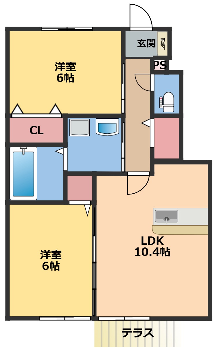 グランアリビエの間取り