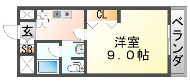 ハイムタケダT-10の間取り