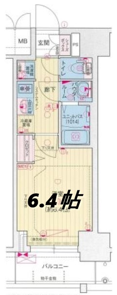 名古屋市千種区仲田のマンションの間取り