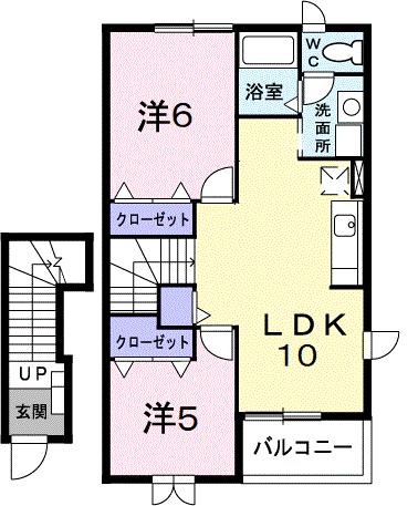 プリムローズの間取り