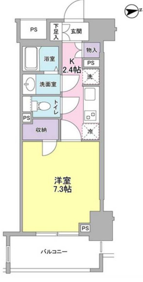 レキシントン・スクエア新宿御苑の間取り
