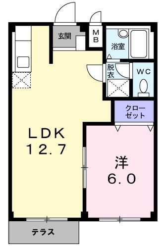 エルディム佐野の間取り