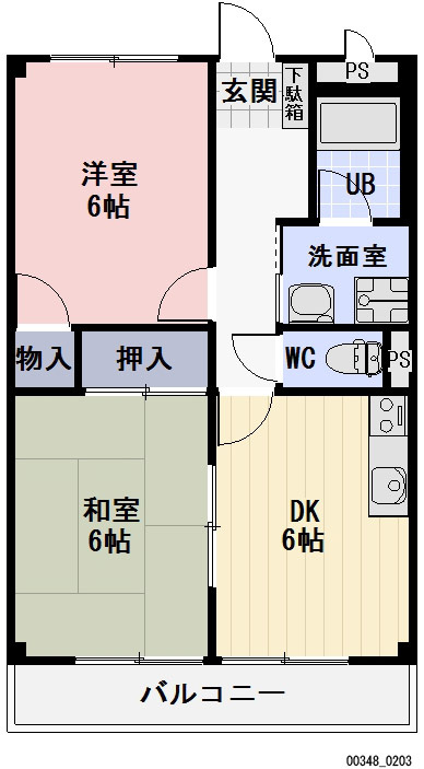 SurplusIIプラウダの間取り