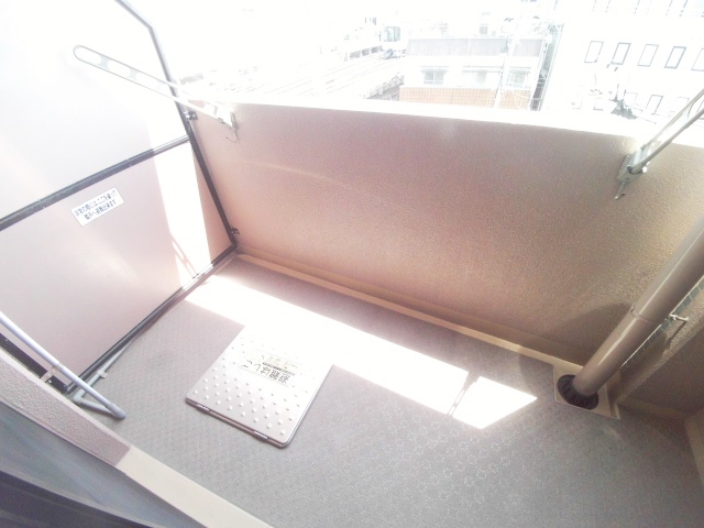 バルコニー　東向き、奥行きがあって広いバルコニー