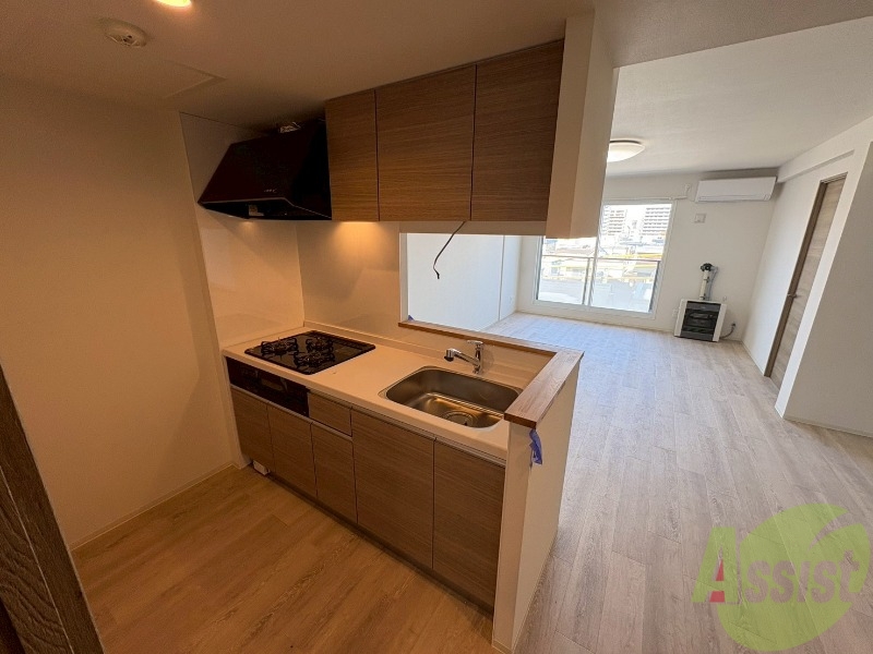 キッチン　リビングが見渡せる対面キッチンになってます。