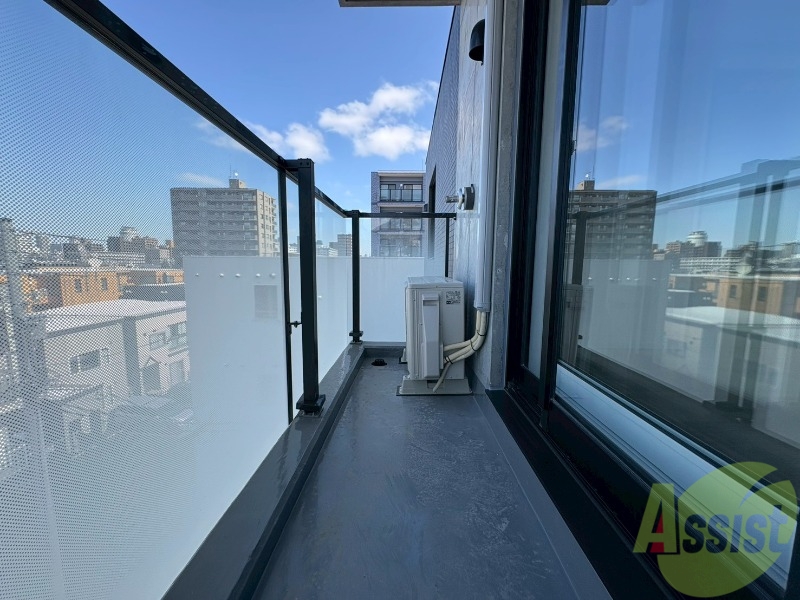 バルコニー　バルコニーです。洗濯物を干したり一息ついたりできますね！