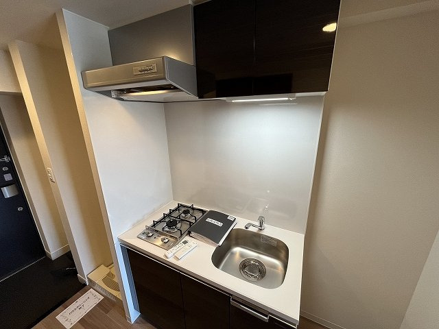 キッチン　2口コンロ付きのキッチンです