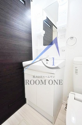 洗面設備　洗面台です。