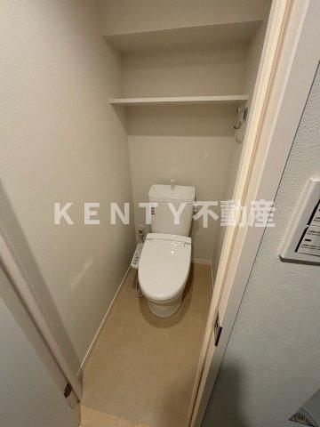 トイレ　ゆったりとした空間のトイレです