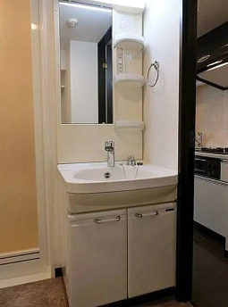 洗面設備　写真は同タイプ住居です